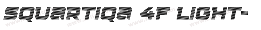 Squartiqa 4F Light字体转换